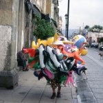 The most balloons in San Miguel, in Mexico. 