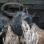 A most scary sight in Borneo - shrunken heads!