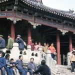 The Chinese love to visit their ancient sites.