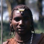 A Masai tribesman. 