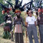 Ann met new friends in Papua New Guinea.